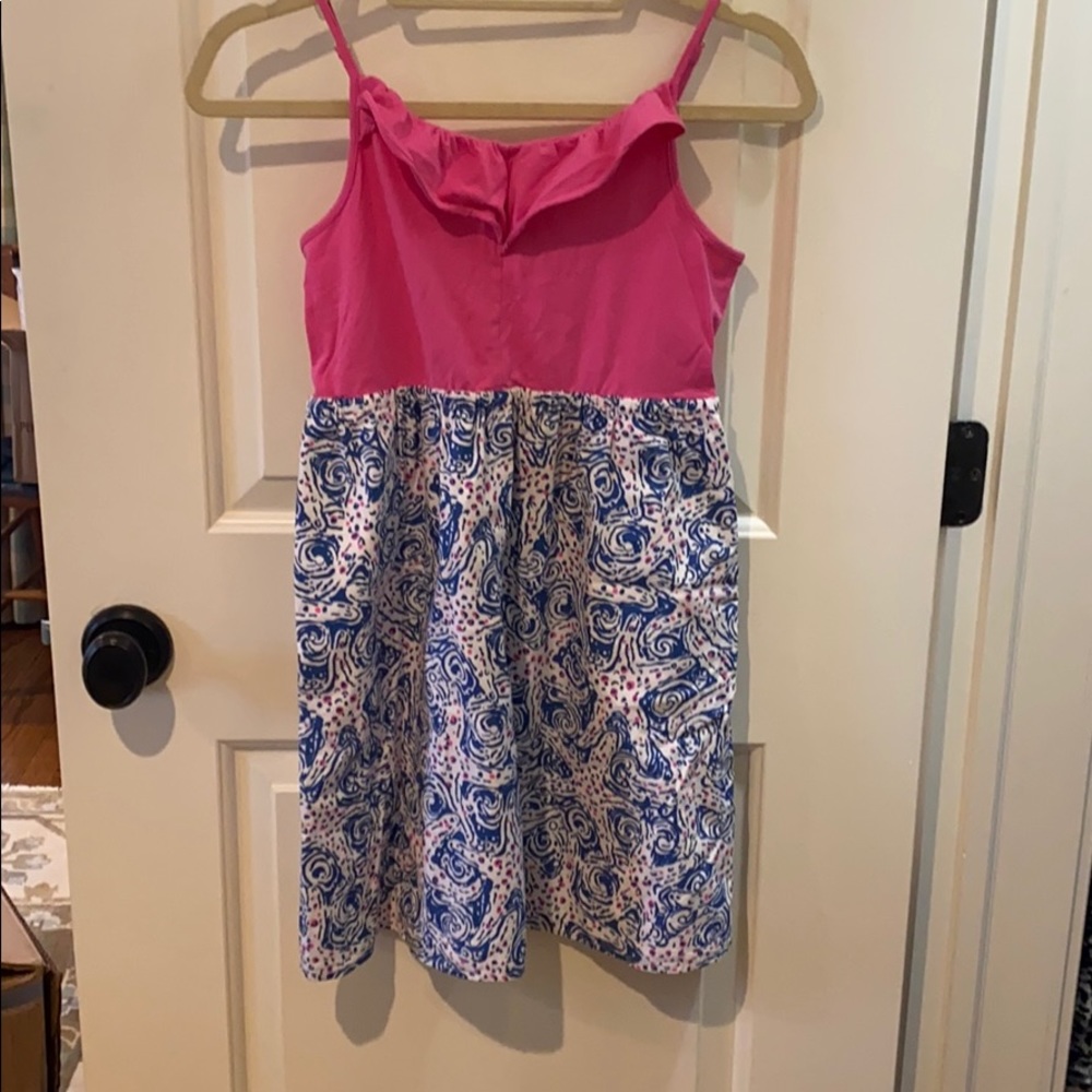 Girls Pink and Blue Lily Pulitzer Dress